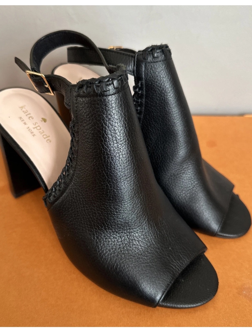 Kate Spade 9.5 Mallorca Block Heel Sandals Leather
